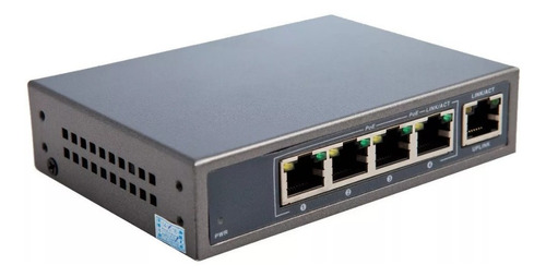 Switch Poe Cygnus Cctv Ip 4 Puerto Ethernet Poe+ 1 Uplink