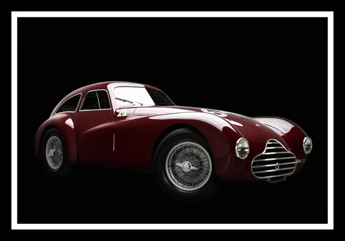 Alfa Romeo 6c 2500 Cuadro Enmarcado 45x30cm