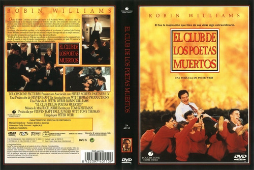 La Sociedad De Los Poetas Muertos - Robin Williams Dvd