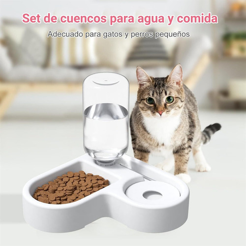 Set De Comedero Y Bebedero Para Mascotas, Comedero Y