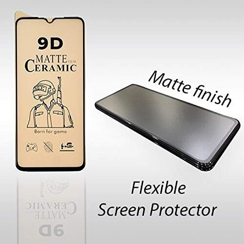 Imagen 3 de 4 de Vidrio Protector Cerámica Matte Xiaomi Redmi Note 9 Chacao