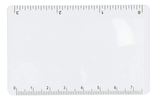 Lente De Fresnel 4x Lupa De Bolsillo Tamaño Tarjeta De Cr...