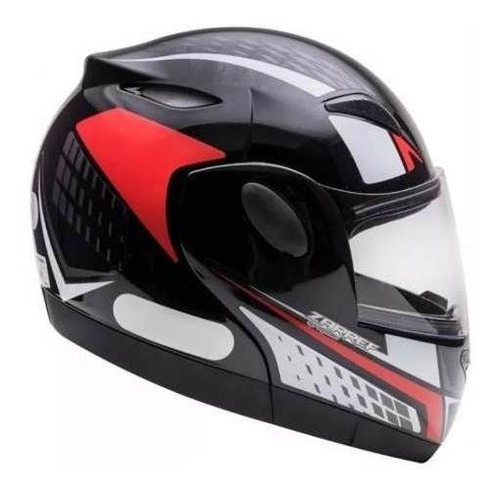 Capacete Taurus Bullitz Zarref Grafic V4 Articulado/robocop