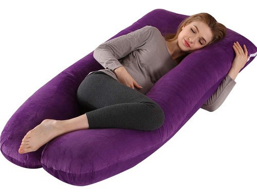 Almohada De Embarazo En Forma De U, Almohada De Cuerpo Compl