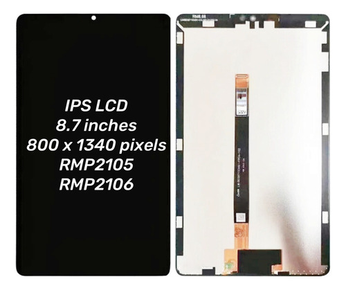 Sj Pantalla Táctil Lcd For Realme Pad Mini Rmp2105 Rmp2106