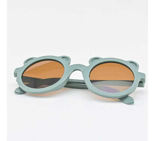 Lentes De Sol Pike New Tilers Modelo Sol - Plástico Clásico Orejitas Verde Musgo Verde Musgo Verde Musgo