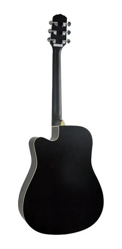 Violão Giannini Elétroacustíco Folk Cutaway Satin Black