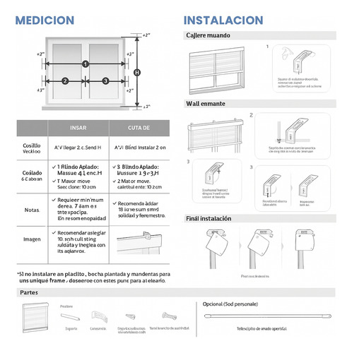 Persiana Enrollable Doble Capa Tipo Cebra 120x200cm
