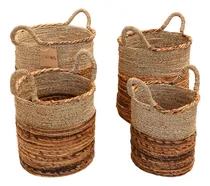 Comprar Canastos De Fibras Naturales Ideal Para Decorar Y Guardar