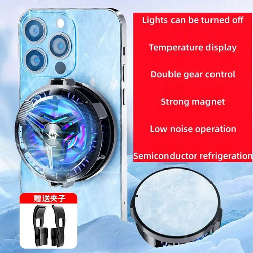 Novo Radiador De Celular Gaming Cooler Mobile Phone