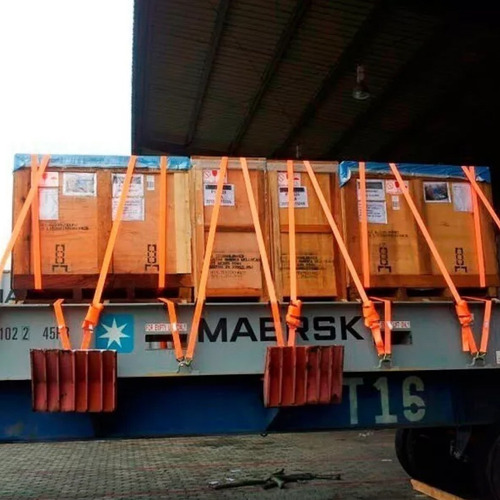 Imagem 6 de 6 de Kit 10 Catraca + 10 Cinta Amarração 5 Ton 9 Metros Rabicho J