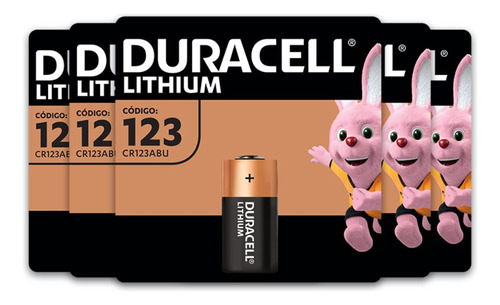 Pack 6 Pilas Litio Duracell Blister Cr123 123