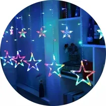 Comprar Cortina De Luces Cascada Cortina Multicolor Led Guirnalda Luces Led Luces Led Decorativas Luces De Navidad Adornos Navideños Cortina De Luces Led Qatarshop