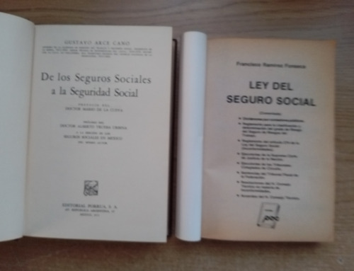 De Los Seguros Sociales A La Seguridad Social Gustavo + 2 Li (Usado)