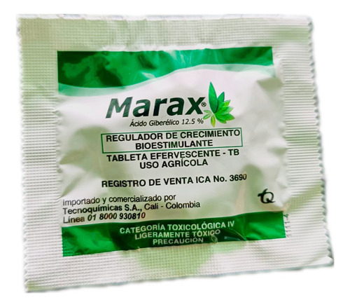 Marax Hormona Foliar Pack De 2 Unidades Igual A Progib