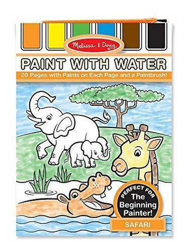 Melissa & Doug Pintar Con Agua - Safari.