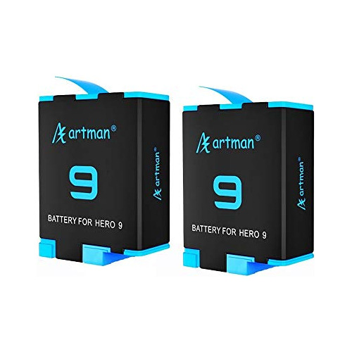 2 Pack Hero 9 Baterías Compatibles Gopro Hero 9 Black ...