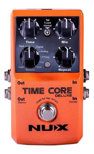 Pedal de efeito NUX Time Core Deluxe  laranja