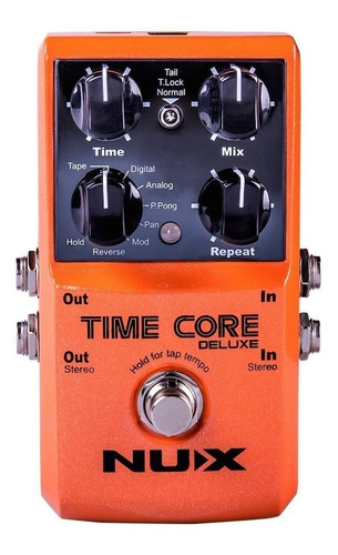 Imagen 1 de 5 de Pedal de efecto NUX Time Core Deluxe naranja