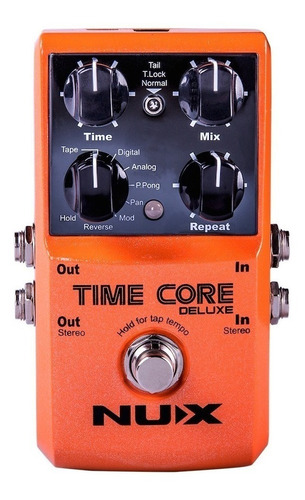 Pedal de efecto NUX Time Core Deluxe  naranja