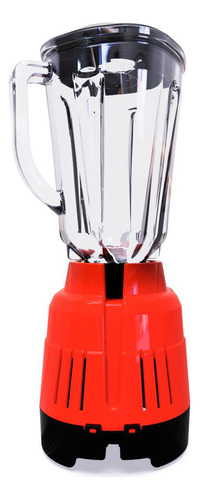 Licuadora 750w Vidrio 2l Perilla 3vel Bosstech B3 Rojo