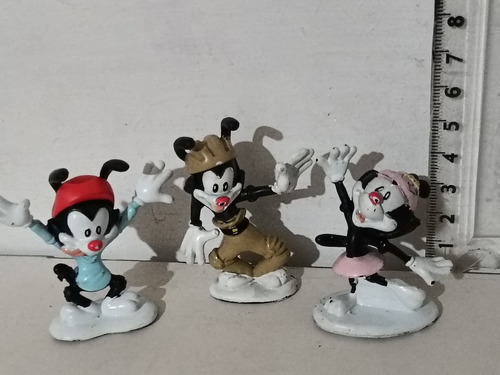 Figuras Plástico Animaniacs Sonrics Hermanos Warner (Usado)