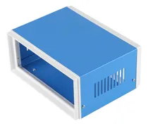 Comprar Estuche De Metal Azul Para Proyectos, 170 X 130 X 80 Mm, Par