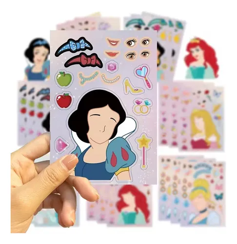 Princesas Set De Stikers, Es Hora De Jugar!!!