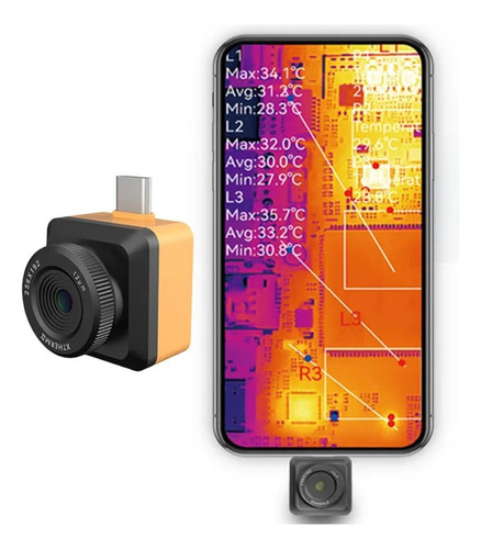 Câmera Térmica Infiray T2splus Infravermelho Android Tipo C