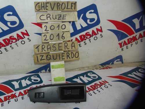 Botonera Trasera Izquierda Chevrolet Cruze 2010-16