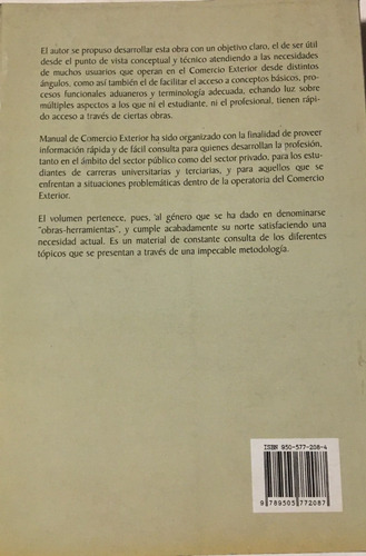 Libro Manual De Comercio Exterior Jose M. Benincasa Belgrano