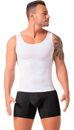 Camisa Faja Hombre Reduce Abdomen Pectorales Corrige Postura