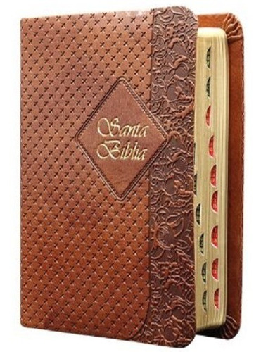 Biblia Mini Rv60 Marrón Combinada, Tiene Índice - $ 5.150