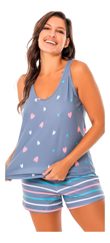 Pijama Verano Estampado Composee Bianca Secreta 24005