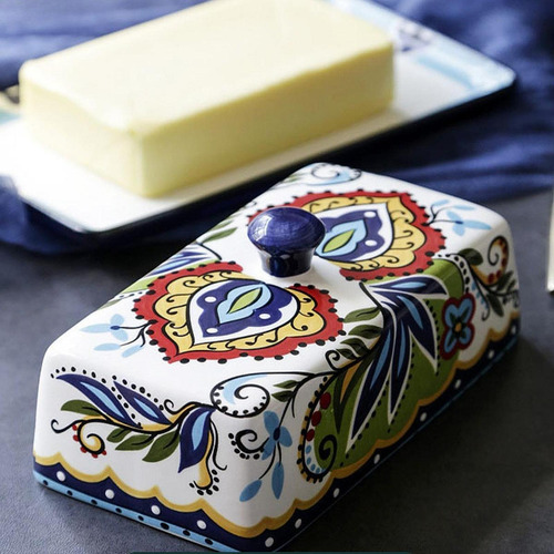 Mantequera De Queso, Recipiente Para, Plato De