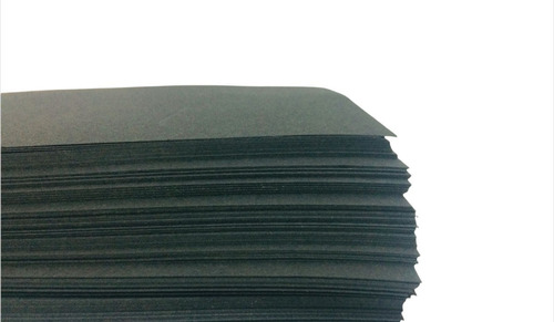 Papel Bond 110gr Negro A5 100h Agendas Diarios Cuadernos