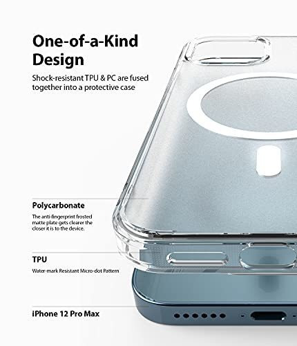 Funda Ringke Fusion Matte Clear Para iPhone 12 Pro Max