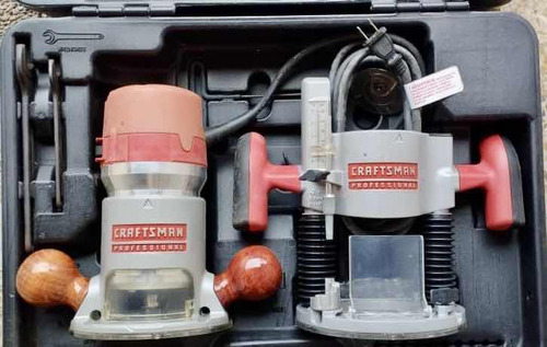 Craftsman Kit Enrutador (router Trompo) Base Fija (Usado)