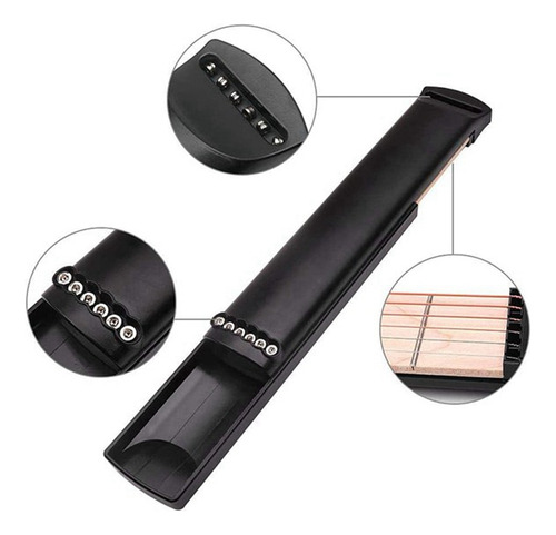 Six-fret Portable Guitar Practice Device Finger Chord Conver