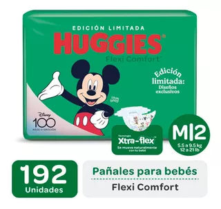 Pañales Huggies Flexi Comfort Jumbo M Ed Limitada X 4 Un