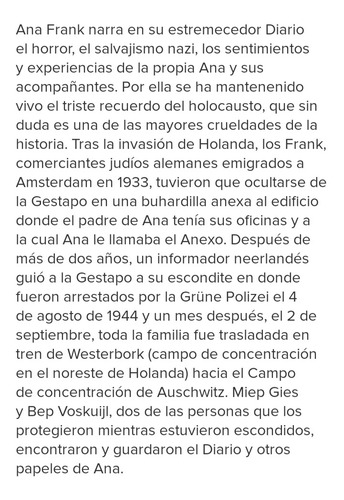 Diario De Ana Frank