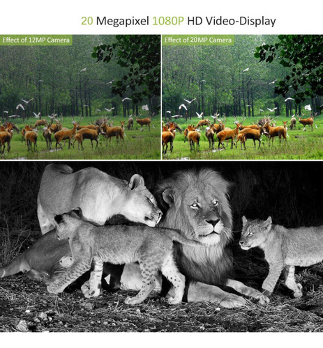 Atualizar Hd Pr700 16mp 1080p Caça Trail Jogo Camera Cam