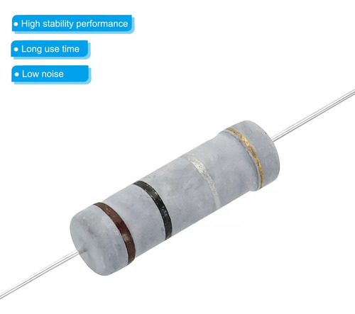 10 Resistencias De 0,1 Ohmios Resistencia De Película De Óxi