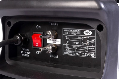 Soldador Inversor 3 En 1 (electrodo, Mig Y Tig Lift) 250 Neo
