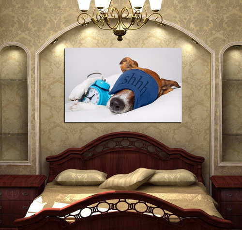 Cuadro 20x30cm Perro Durmiendo Jack Russell Funny Pet Dog