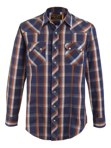 Camisa Vaquera Wrangler Hombre Manga Larga G42