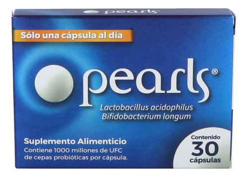 Pearls Acidophilus Suplemento Alimenticio 30 Cápsulas