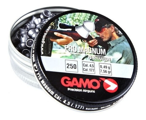 Chumbos Gamo Pro Magnum 4.5 X 250 Un