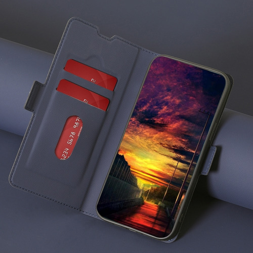 Funda De Cuero Con Textura De Sarga Para Zte Blade L9