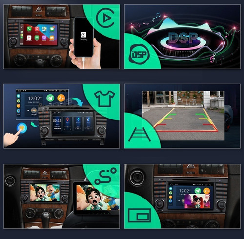 Android Carplay Mercedes Benz Clase Clk C G Touch Mirrorlink